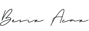 Signature of Beşir Acar
